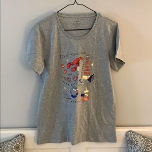 NWT J.Crew Collector Tee New England - size M